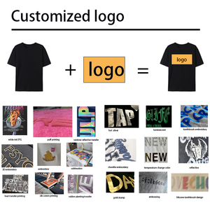 T-shirt vierge OEM pour homme, personnalisable avec logo, unisexe, couleur unie, col rond classique, 220 g/m² - Product Image 4