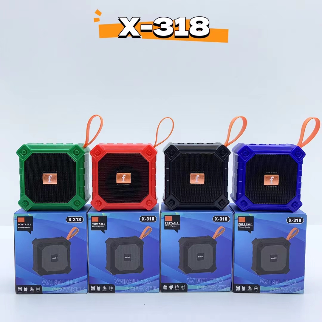 2024 X-318 Mini Wireless Speakers - Portable & Multifunctional