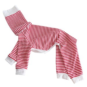 Manteau à quatre pattes Petstyle à rayures et motifs de dessins animés pour Chiens Italiens et Whippets – Vêtements pour animaux toutes saisons - Product Image 6
