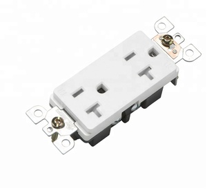 Prise murale double électrique Barep Chine US UL 20A 125V <span class=keywords><strong>TR</strong></span> <span class=keywords><strong>2</strong></span> prises AC, prise de courant double 20 ampères - Product Image 1