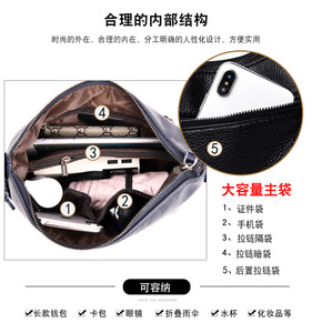 Nouveau sac de messager de haute qualité en cuir Pu pour femmes sacs à main de créateur sacs à bandoulière de luxe pour femmes - Product Image 2