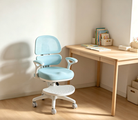 Chaise d'étude ergonomique contemporaine pour enfants, réglable en hauteur, pliable, extensible, avec roulettes silencieuses anti-rayures, vente en gros