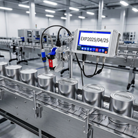 Haute vitesse continue en ligne Tij imprimante Portable Logo Machine d'impression bande transporteuse pour bouteille en verre Pcb petite entreprise