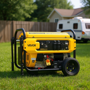 Generador Portátil de Gasolina 9625W Pico 120V 60Hz 30A Tomas de Corriente Arranque Eléctrico Motor de 420cc Refrigerado por Aire para Hogar y RV - Product Image 2