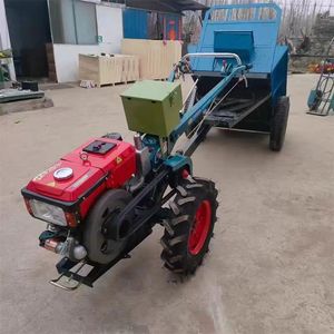 Tracteur agricole multifonctionnel diesel 20 CV à traction manuelle, machine intégrée de labourage, de creusement de fossés et de motoculture, transmission intégrée 4x4 - Product Image 3