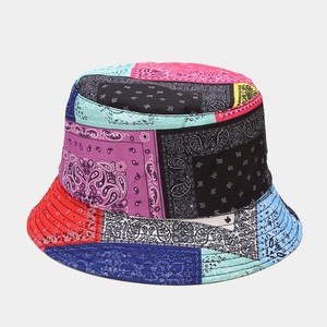 Bonne qualité motif personnalisé partout impression seau chapeaux confortable coton soleil chapeaux large bord-pour la pêche décontracté voyage usage quotidien - Product Image 5