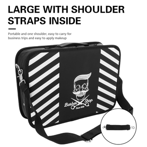 WangDa Valise de salon professionnelle portable Grande capacité Étanche Réglable en tissu Oxford Organisateur d'outils de coiffure Voyage <span class=keywords><strong>Barbier</strong></span> - Product Image 3