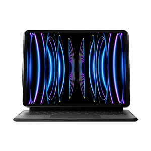 Funda mágica para teclado 12,9 2022/2021/2020/2018 <span class=keywords><strong>iPadPro</strong></span> 12,9 ruso árabe coreano hebreo español accesorios para teclado - Product Image 3