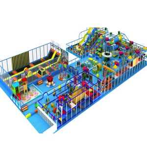 Parque de trampolín para interiores, pista de aire inflable, campo de fútbol, cancha de baloncesto, cancha deportiva llena de aire con suelo hinchable - Product Image 3