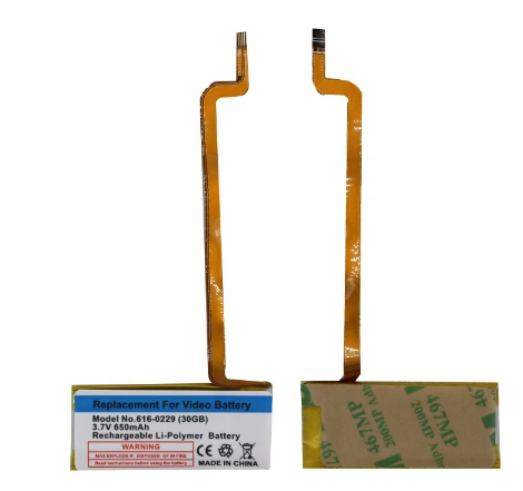 OEM 650mah Battery for Ipod Classic - Reliable & Rechargeable