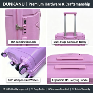 Nouvelle collection 2023 : <span class=keywords><strong>Valise</strong></span> <span class=keywords><strong>de</strong></span> voyage rigide 3 pièces personnalisable avec logo, en PP souple, à roulettes, tailles 20, 24, 28 pouces - Product Image 2