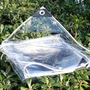 <span class=keywords><strong>Bâche</strong></span> imperméable en vinyle PVC transparent pour l'extérieur, anti-traction, durable, coupe-vent, rideaux de cour et de <span class=keywords><strong>terrasse</strong></span> - Product Image 1