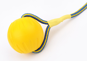 Petdom - Ventes chaudes - Jouets en mousse EVA pour chiens - Ballons à lancer en caoutchouc avec corde - Product Image 2