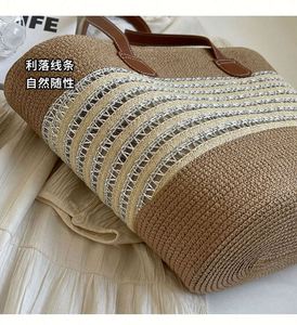 Fashion Custom Summer Women Handbags Beach Shoulder Tote <b>Bag</b> Wholesale Straw <b>Bags</b> - Product Image 2