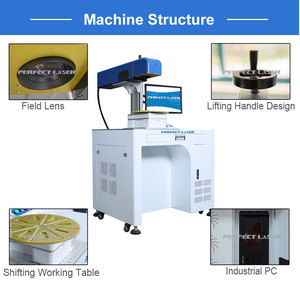 Máquina de Grabado Láser de Fibra de Acero Inoxidable Perfect Laser, Multiestación, Giratoria, de Alta Velocidad, de 10000 a 40000 Piezas por Día - Product Image 4