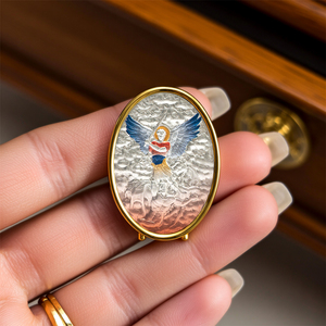 Figura Personalizable del Arcángel Miguel <span class=keywords><strong>de</strong></span> GIVELUCK, Decoración <span class=keywords><strong>Católica</strong></span> Artesanal para el Hogar, Espiritual y Religiosa - Product Image 5