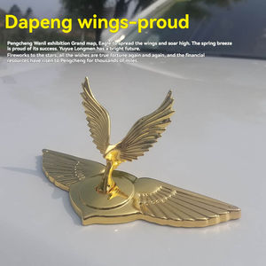 Autocollant 3D Métal Aile d'Aigle pour Capot Avant de <span class=keywords><strong>Voiture</strong></span>, Personnalisation Nouveau Style Chinois Chic, Installation Sans Perçage, <span class=keywords><strong>Logo</strong></span> de <span class=keywords><strong>Voiture</strong></span> Avant - Product Image 6