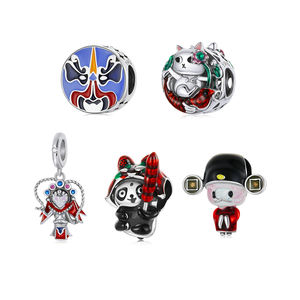 925 स्टर्लिंग चांदी अनुकूलित दिल आकर्षण मोती प्यार आकर्षण मोती प्रेमी आकर्षण मोती - Product Image 6