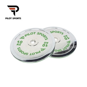 Pilot Sports-mancuerna de disco <span class=keywords><strong>Powerlifting</strong></span> calibrada, placas de peso de acero, venta al por mayor - Product Image 4