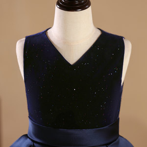 Vestido <span class=keywords><strong>de</strong></span> Lujo con Lentejuelas, Sin Mangas y Cuello en V para Niñas, Ideal para Orquesta, Actuaciones Formales, Bodas y <span class=keywords><strong>Fiestas</strong></span> - Product Image 5