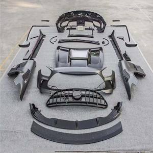 Kit de carrosserie en fibre de carbone de style série noire pour pare-chocs <span class=keywords><strong>AMG</strong></span> GT GT GTR, capot d'aile, <span class=keywords><strong>prix</strong></span> d'usine - Product Image 2
