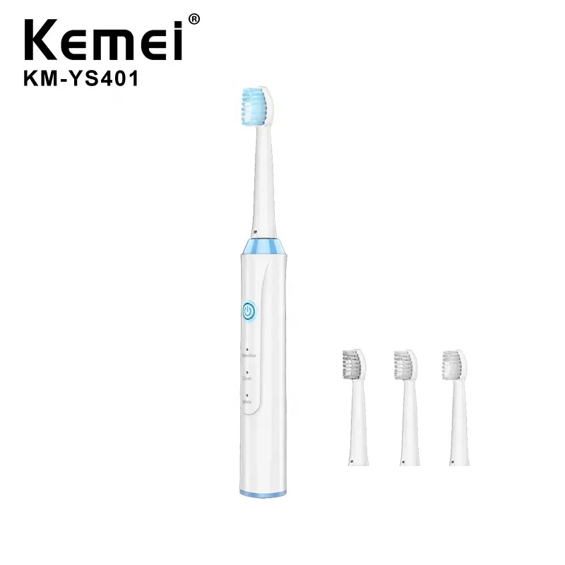 Kemei Km-Ys401adult המדויק המותאם אישית סוניק חשמלי מברשת שיניים חיצוני עמיד למים עוצמה נטענת שן מברשת