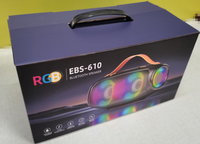 Mini-enceintes sans fil Bluetooth 5.4 pratiques et de qualité, avec éclairage LED RGB, pour ordinateur – Vente chaude, échantillon disponible, OEM/ODM disponible