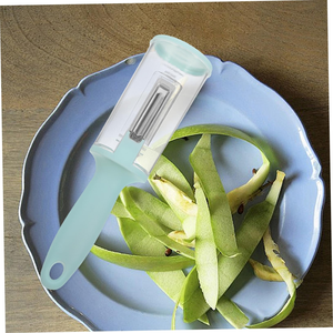 Outils de cuisine multifonctionnels 2-en-1 pour la maison, couteau à fruits avec boîte de rangement, éplucheur de fruits, légumes et pommes de terre - Product Image 3