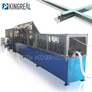 2024 New Automation Cross Tee Main Tee Roll Forming Machine Ceiling T Bar Making Machine Cold Rolling Machine For Frame