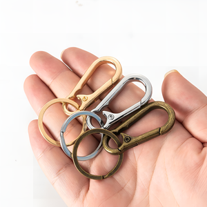Số lượng lớn ngoài trời Kim Loại <span class=keywords><strong>Carabiner</strong></span> <span class=keywords><strong>Keychain</strong></span> an toàn Snap móc tổ chức vòng chìa khóa chuỗi DIY thủ công phụ kiện khóa clip móc khóa - Product Image 3