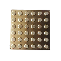Dalisheng – Dalles de pavage tactiles en acier inoxydable 304/316, design moderne, garantie 1 an, surfaces d'avertissement détectables – Vente en gros