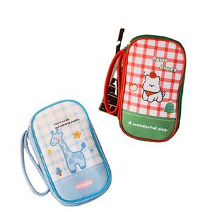 Nouvelle conception, sac de rangement multifonctionnel pour cartes d'identité, pochette portable pour cartes, portefeuille de voyage en flanelle, trousse à crayons multicouche - Product Image 3