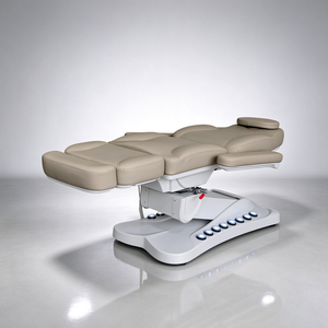 Moderna Camilla Eléctrica Negra de 3 Motores, Reclinable, para Exámenes Médicos, Tatuajes, Spa, Masajes, Cosmética y Tratamientos Faciales - Product Image 3