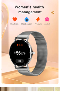 Reloj Inteligente para Mujer, Relojes de Moda con Esfera Personalizada, Monitor de Salud y Actividad Física, Smartwatch para Android IOS LE08, Reloj Deportivo Inalámbrico - Product Image 5