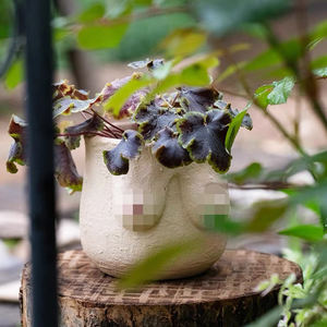 Design créatif décoration de balcon imitant des pots de plantes en béton humanoïde <span class=keywords><strong>sexy</strong></span> femme corps forme pot de fleur en ciment - Product Image 3