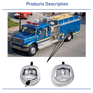 Nhiệm Vụ Nặng Nề Bền Xe Tải Hộp Công Cụ Xử Lý Mái Chèo Khóa Key Hoạt Động Chrome Mạ Bạc Cá Voi Đuôi Chốt T-Xử Lý Hợp Kim Kẽm - Product Image 5