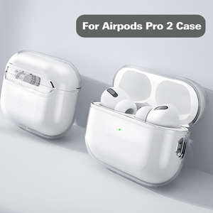 Hot Shockproof TPU Protective Earphone Cover Case With Hook for <strong>Apple</strong> <strong>Airpods</strong> <strong>Pro</strong> <strong>2</strong> - Product Image 3
