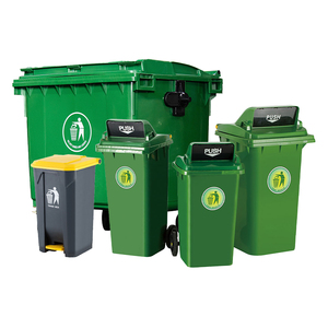 Poubelles en plastique pour hôpital extérieur <span class=keywords><strong>de</strong></span> taille standard grand hôpital Tacho <span class=keywords><strong>De</strong></span> Basura 240 Litros pour écoles - Product Image 3