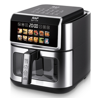 Friteuse à air RAF R.5011 8L 1800W Grande Capacité Commande Tactile Numérique Multifonction Machine de Cuisson Sans Huile pour Usage Domestique en Cuisine