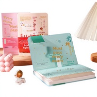 Carnet de notes en cuir pour l'examen d'entrée à l'université, journal personnalisé, coffret cadeau de papeterie créative, logo personnalisé, cadeau de remise de diplôme pour étudiant
