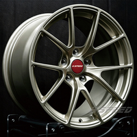 عجلات مصنوعة حسب الطلب مقاس 17 و18 و19 بوصة بنمط 5x120 و5x114.3 و5x112 لسيارات BMW F30 وM2 وF87 وألفا روميو وتسلا وسوبارو وكورفيت وتويوتا كورولا