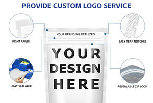 Mini sac en mylar de forme imprimée personnalisée 1g 3.5g 7g 14g 28g Sacs en mylar résistants aux enfants et aux odeurs Soft Touch Cali Pack - Product Image 5