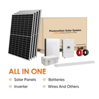 Growatt SMA Power Inverter 3kw 5kw 8kw 10kw 20kw 100kw Système de panneaux solaires en réseau avec batteries au lithium-ion pour la maison et la communication