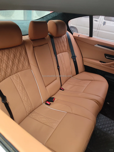 Housse de siège de <span class=keywords><strong>voiture</strong></span> en cuir Nappa durable de haute qualité, design sportif, style intérieur général, housse de siège complète <span class=keywords><strong>pour</strong></span> BMW - Product Image 6