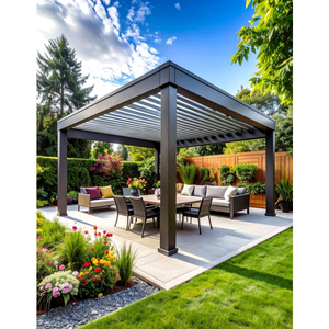 <span class=keywords><strong>Prix</strong></span> <span class=keywords><strong>d</strong></span>'usine - Toit à persiennes motorisé <span class=keywords><strong>en</strong></span> <span class=keywords><strong>aluminium</strong></span> - Luxe moderne - Jardin - Contrôle à distance automatique - Imperméable - Résistant aux UV - <span class=keywords><strong>Carport</strong></span> - Product Image 5