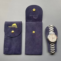 Sac de rangement de montre de bijoux de voyage personnalisé pour marque Rolex personnalisé noir vert personnalisé OEM cadeau Velert pochettes de montre