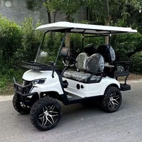 Navette électrique de tourisme pour passagers, 6 places, voiturette de golf électrique
