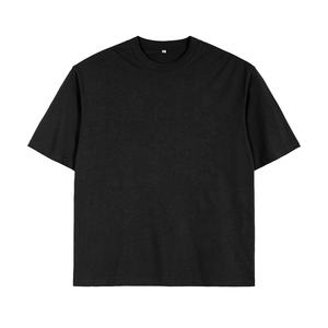 T-shirt à épaules tombantes 100% coton pour hommes T-shirt de fitness à manches courtes surdimensionné avec logo bouffant personnalisé 250 g/m² vente en gros - Product Image 4