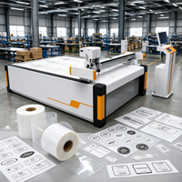 Plotter de Corte Digital Automático CNC 1625 con Cuchilla Oscilante para Cartón, Cajas de Publicidad, PVC y Acrílico