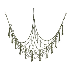 Single-Tier dệt tay bông sợi dây thừng đồ chơi túi lưới thân thiện với môi tối giản treo tường phòng ngủ phòng khách góc lưu trữ cho - Product Image 3